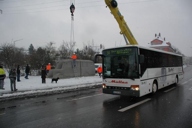 Aufstellen des zweiten Busses